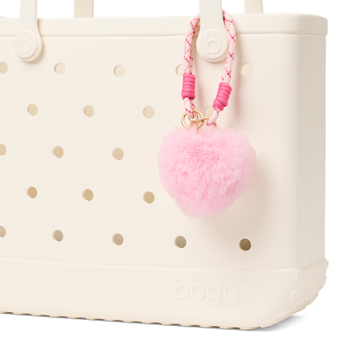 Bogg'd & Charmed - Pink Heart Pouf